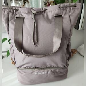 NWOT Beyond Yoga Women's Taupe Tote Bag